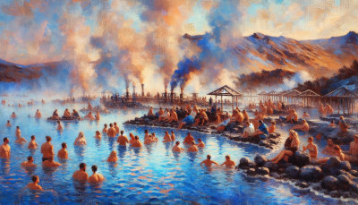 The Blue Lagoon spa in Iceland