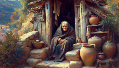 Grandma Peta hiding