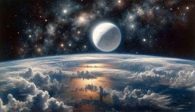 The orb approaching Earth