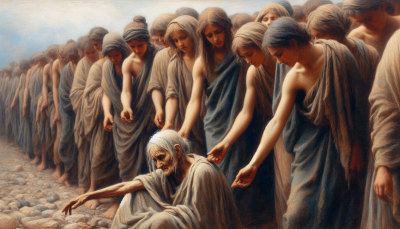 Saying goodbye to the woman who was abandoned