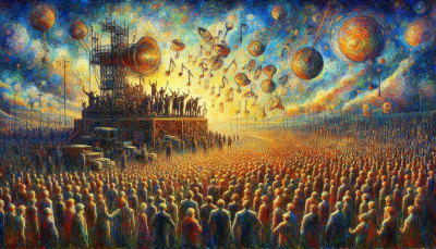 The big concert in the Ant dome