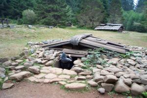 Yurok indian village image