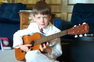 The guitar player image