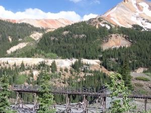 Bridge in the mountains image