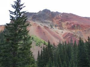 Bare mountainside image