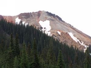 Bare mountainside image