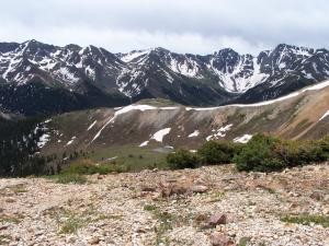The mountain tops image