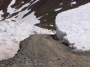 A very cold road image