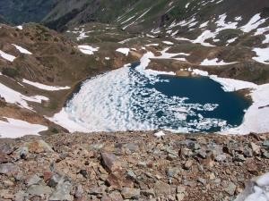 A very cold lake image