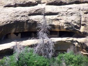 Storage area above the Cliff Palace image
