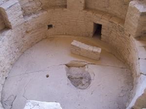 Looking into a kiva image