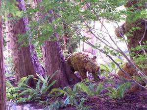 A topiary in Butchart Gardens image