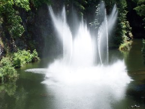 A Water Fountain in Butchart Gardens image