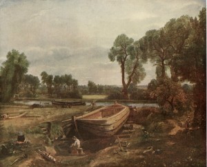 Boat-Building Near Flatford Mill image
