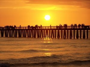 Sunset on the pier image