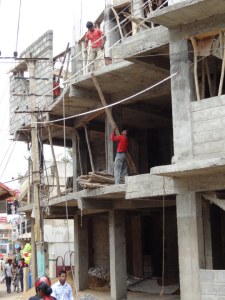 Constructing a building image
