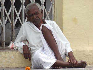 Sitting all alone image