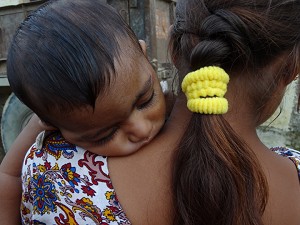 Mother and baby image