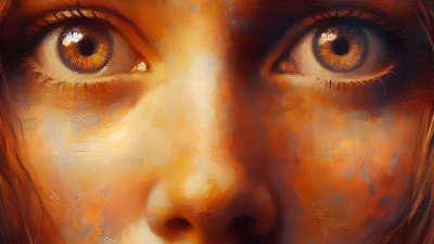 The eyes of a woman image