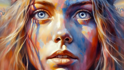 The eyes of a modern woman image