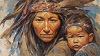 A mother and child